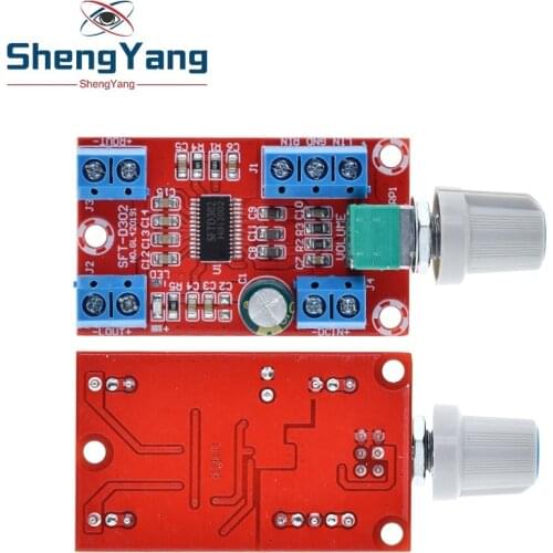 SFT-D302 digital power amplifierS board wide voltage 12V power amplifier module 30Wx2 small size high-power finished board