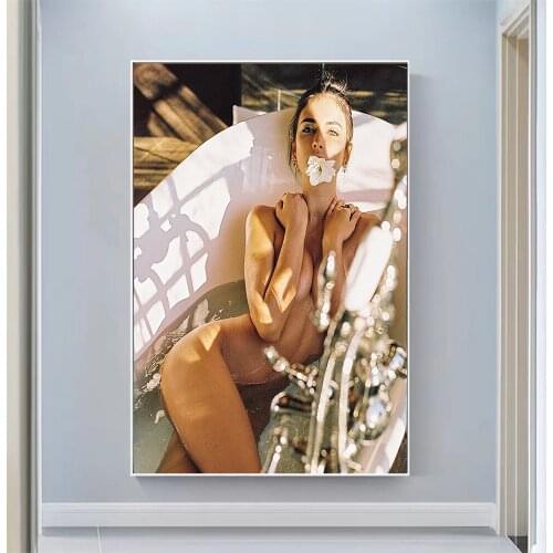 Silk Cloth Wall Poster Elisha Herbert Art Home Decoration Gift