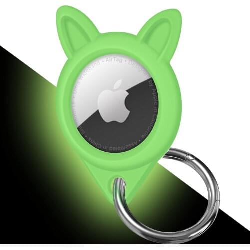 Silicone Case For Apple Airtags Protective cover For Apple Locator Tracker Anti-lost Device Keychain Protect Sleeve