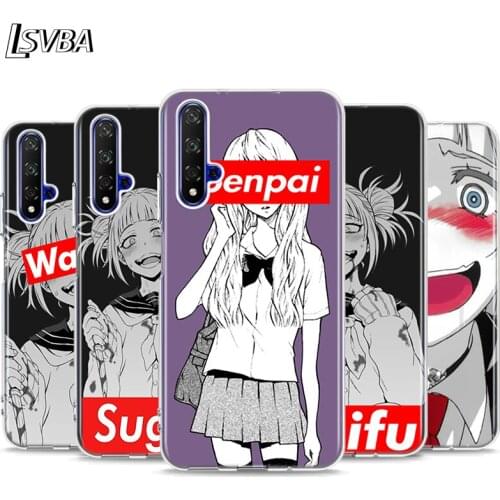 Sugoi Senpai Anime Waifu Silicone Cover For Honor 20 20S 20E 8 8A Prime 8X MAX 8C 8S 7A 7C 7S Pro Phone Case