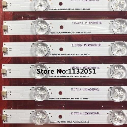 Led backlight for Hi sense 55H8C LED Strip Set (10) 55 HD550DU B52 10X7 3030C V0