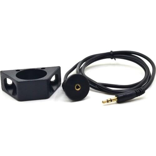 3.5mm male to 3.5mm Female Car Truck Dashboard Waterproof Flush Mount 3.5mm 1/8" AUX Audio Jack Extension Cable With Mounting