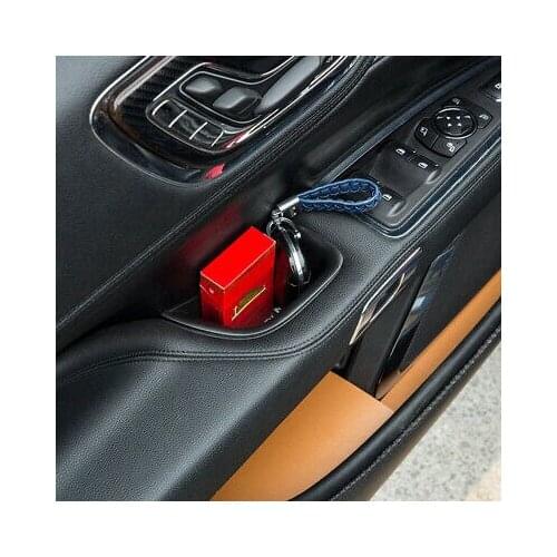 Interior Front Side Door Storage Box Holder 2pcs For Lincoln Continental 17-18