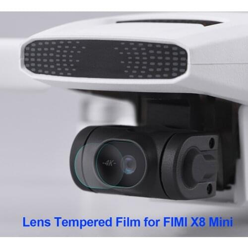 Camera Lens Protector Film for FIMI X8 Mini Drone Anti-Scratch HD Tempered Glass Lens Film Guard Accessories