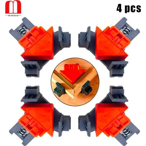 4Pcs 90 Degree Right Angle Clamps Fixing Clips Adjustable Corner Clamp for Welding