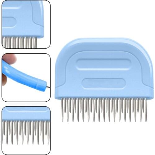 1pc Pet Dog Comb Remove Flea Hair Brush Hair Comb Puppy Cat Comb Dog Brush Multifunction Pet Grooming Stainless Steel