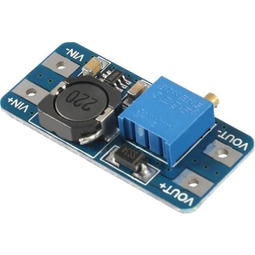 3pcs MT3608 DC-DC Adjustable Boost Module 2A Boost Plate Step Up Module with MICRO USB 2V-24V to 5V 9V 12V 28V