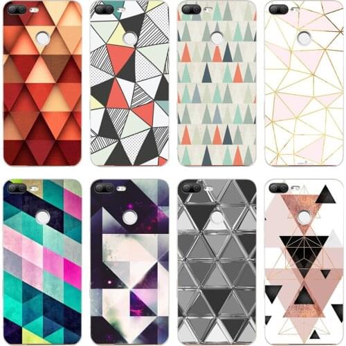 72H triangular pattern Soft Silicone Tpu Cover phone Case for huawei Honor 9 Lite 10 p 9 10 lite