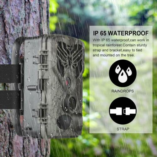 HC-810A 20MP 16/32GBTF Card Hunting Camera Outdoor Wildlife IR Filter Night Vision Motion Sensor IP65 Waterproof Trail Camera