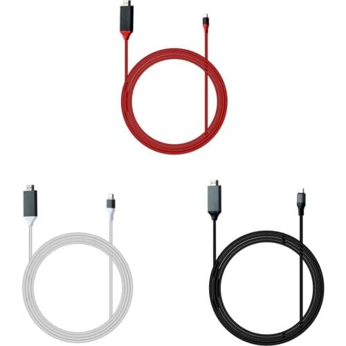 Type C to HDMI high-definition cable 4K 30Hz HD is suitable for HD conversion cable with TV