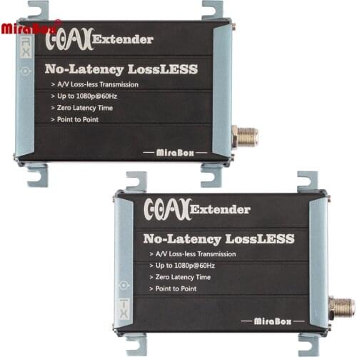 MiraBox One to Many HDMI over Coax 200m No Latency HDMI Over RG59/RG-6U Coax Cable For DVR, DVD, TV Box, Prohector