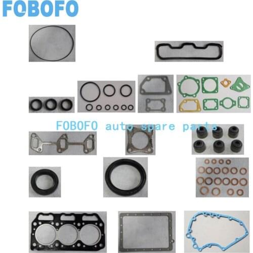 Engine Full gasket overhaul set kit for kubota engine 3D72HL