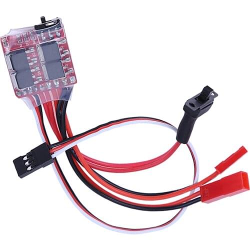 RC ESC 20A Brushed Motor Controller Two-Way W/ Brake 2KHZ for RC Car