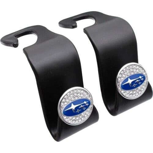 1/2PCS Car Hanger Bag Clips Seat Back Storage Hooks For Subaru Forester 2009 2014 2019 Uutback Impreza Legacy XV 2019 STI