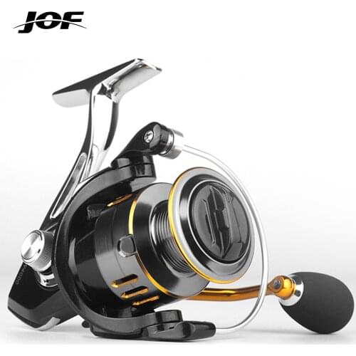 JOF All Metal Fishing Reel GW1000-7000 5.2:1 8kg Max Drag Saltwater Spinning Reel For Carp Bass Stainless Steel Reel Fishing