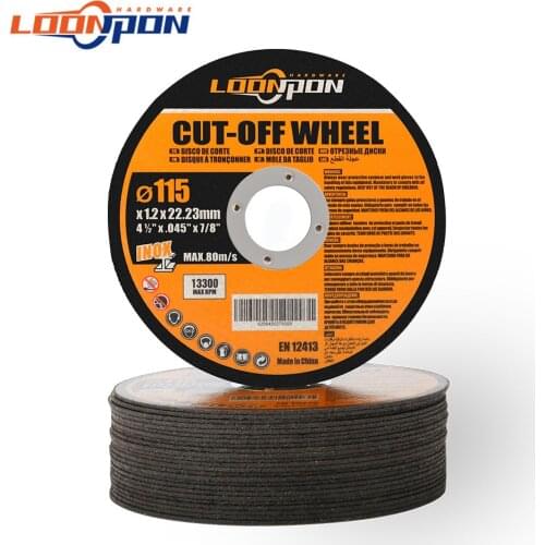 Metal Cutting Disc Grinding Wheel Blade Reinforced Cut Off Wheel Angle Grinder Tool 115x22.2x1.2/2.5mm 5/10/20/30Pcs