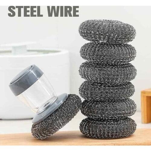 Multifunctional Pressing Cleaning Brush Built-in Liquid Storage Tank Kitchen Dishwashing Pot Brush Нажатие чистящей щетки