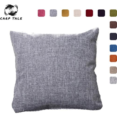 New Super Cotton Linen sofa cushion cover 40x40/45x45/50x50/55x55/60x60/65x65/70x70cm throw pillow cover decorative pillow case