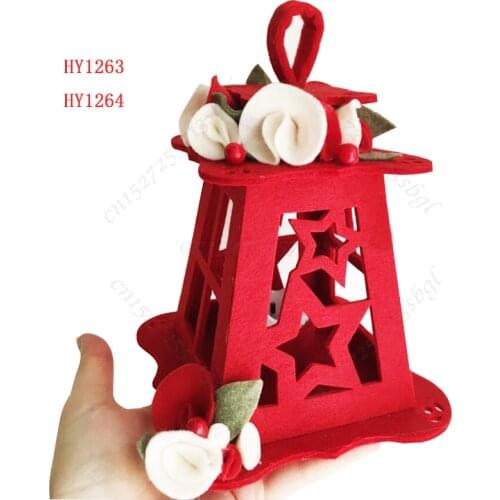 Christmas lantern Package cutting dies 2019 new die cut &wooden dies Suitable for common die cutting machines on the market