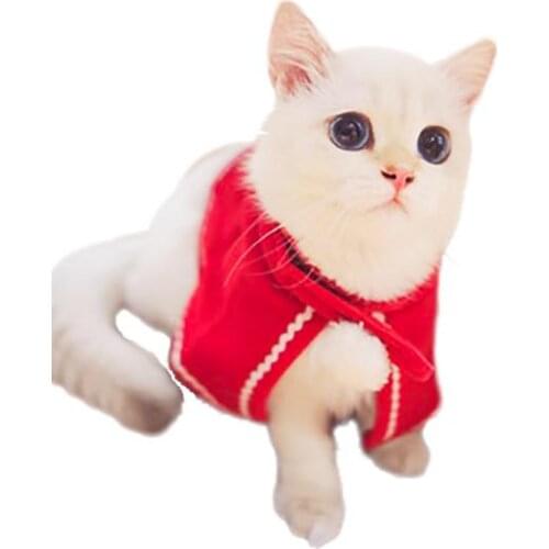 Wholesale New Year Pet Cat Dog Cloaks Cat Clothes Christmas Pet Product Cat Dog Costumes
