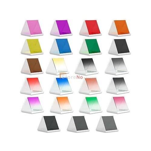 Wholesale Complete 23 Pcs Full & Graduated Square Color + ND Filter Kit for Cokin P Series