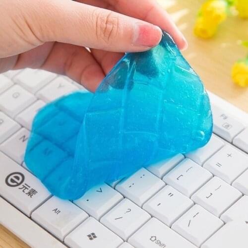 80g Slime Glue Cleaner Glue Dust Clay Clean Tool Mud Supplies Portable for Auto Car Keyboard Home Computer Toys