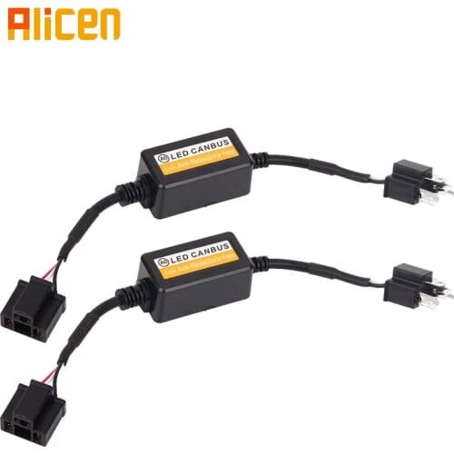 Error Free LED Canbus Decoder for LED Headlight Bulb Kits for SUV Fog Lamps H4 H7 H1 H8 H11 HB3 9005 HB4 Adapter Anti-Flicker