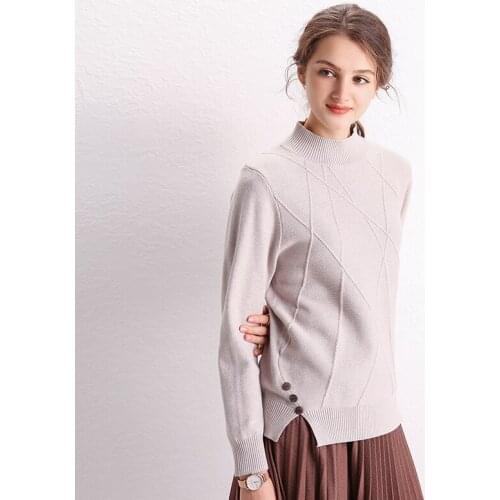 2019new women sweaters fashion 2019 women O collar cashmere sweater women knitted pullover women sweter winter tops