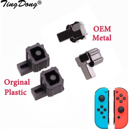 1 pair Original Plastic & OEM Metal Lock Buckle for Nintend Switch NS NX Joy Con Repair Parts JoyCon Left Right Controller