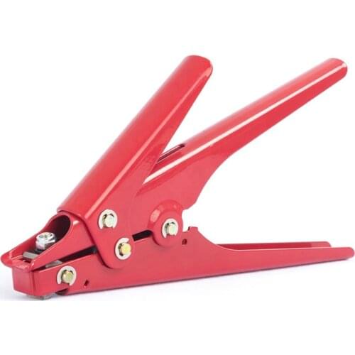 1PC Nylon Cable Tie Fastening Pliers Bundle/Cutting 2 in 1 Hand Tools for Width 2.4-9mm Cable Tie Packing Machine Plier NEW