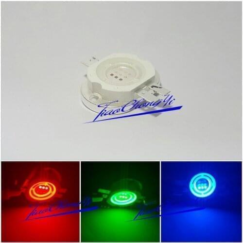 10W RGB Round High Power LED light SMD chip bead Panel 10 Watt Integrated bulb