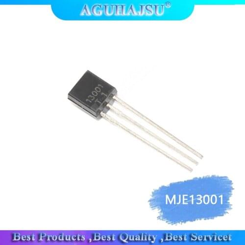 100PCS MJE13001 TO-92 13001 TO92 E13001 new NPN high pressure tube crystal