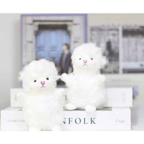 15 cm cute alpaca camel plush toy stuffed animal doll soft sheep keychain pendant female doll backpack small ornament