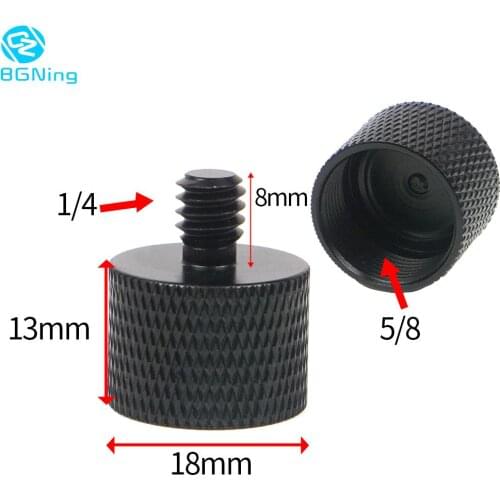 2PCS 1/4" to 3/8" 5/8" to 3/8" Inch Thread Screw Male to Female M4 M8 Mount Adapter Screw DSLR Camera Photography Accessories