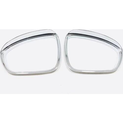 ABS Chrome For Renault Captur 2019 2020 Car Styling Accessories Car Rearview Mirror Block Rain Eyebrow Trim Cover Sticker 2pcs