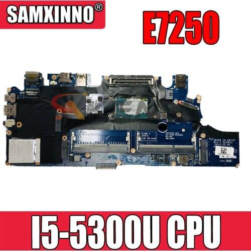 Akemy For Dell Latitude E7250 Laptop Motherboard With SR23X I5-5300U CPU CN-0G9CNK G9CNK LA-A971P 100% Tested