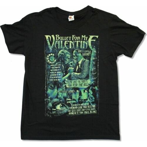 Bullet For My Valentine Dirty Little Secret Black T Shirt New Adult
