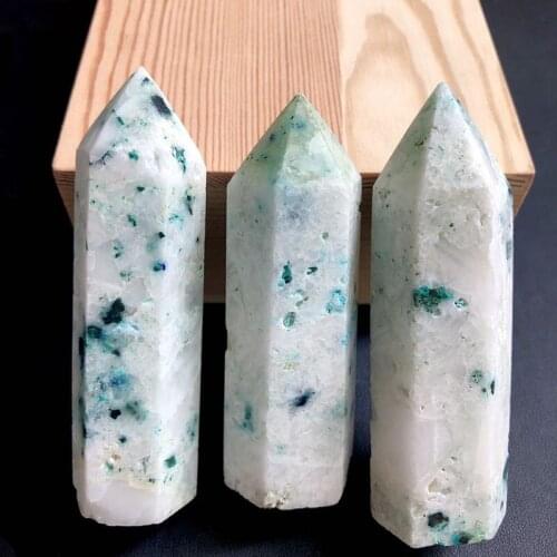 Phoenix Stone crystal wand point natural stone quartz minerales gemstones healing reiki decoration