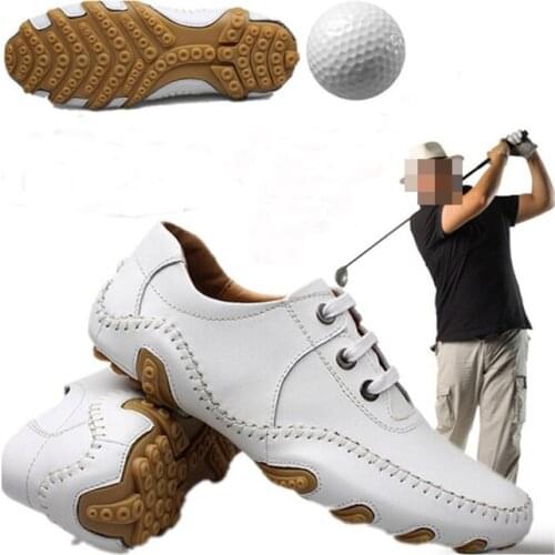 New Arrival 2021 Genuine Golf Shoes Mens Wear-resistant Mens Sports Shoes Breathable Shoes Golf Shoes Large Size 38-47