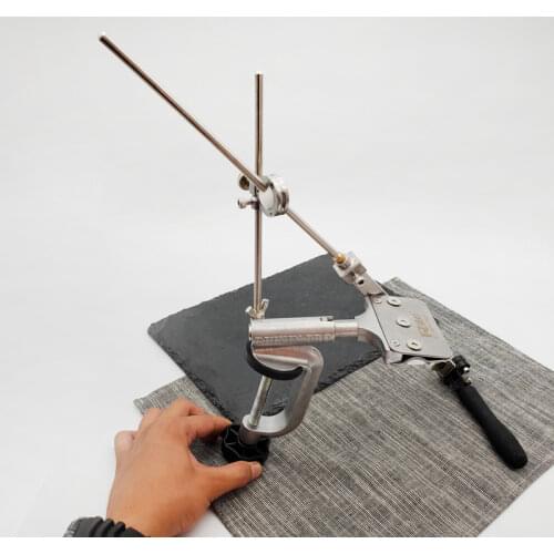 Latest fourth generation fixed knife sharpener sharpening system white corundum knife sharpener whetstone