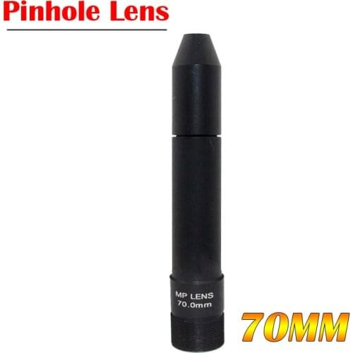 HD MP 70mm pinhole Lens M12 for Surveillance camera and Sports/ ip camera Long viewing distance M12*P0.5 Mount 650nm IR Filter