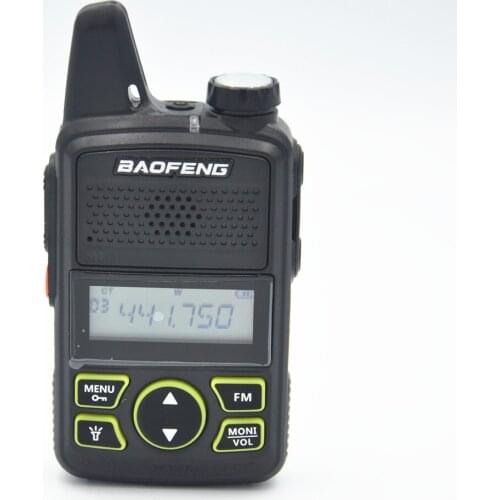 New Design BaoFeng Mini BF-T1 UHF 400-470MHZ Handheld Two way Radio/Walkie Talkie 0.5-1W Power Portable Transceiver for Hotel