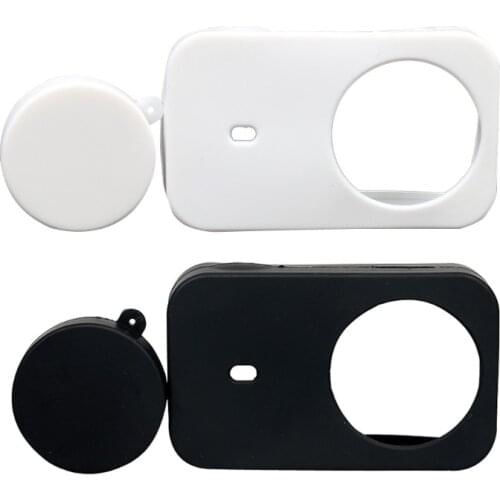 Silicon Soft Case With Protective Lens Cover Cap For Xiaomi Mijia Camera 4K