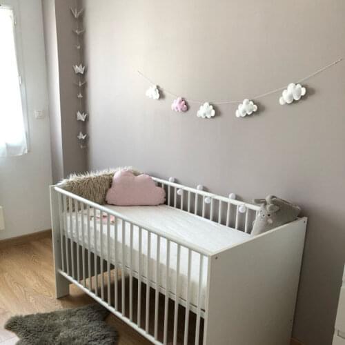 INS Nordic Clouds Hanging Wall Crib Hanging Childrens Room Game Tent Bed Curtain Decoration Photography Props