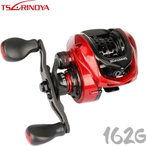 TSURINOYA BEIT FINESSE Ultralight Casting Reel SPIRIT FOX 6.6:1 165g 9BB TROUT Fishing Reel Smoth Baitcasting Reel Peche Pesca