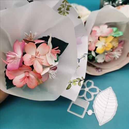 Cherry blossoms Metal Cutting Dies Scrapbooking Bag Die Cuts Envelope Craft Dies Card Making DIY Embossing New Made 2020 New