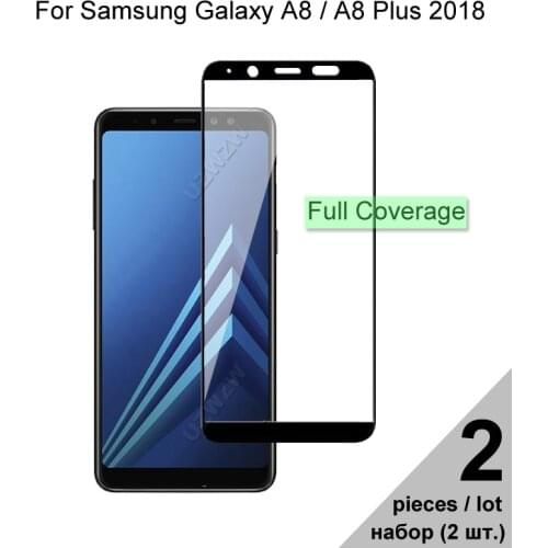 Protective Glass For Samsung Galaxy A8 Plus A8 2018 Full Coverage Tempered Glass For Samsung Galaxy A8 Plus 2018 / A8 2018