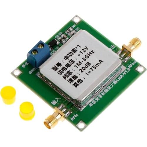 1-3000MHz 2.4GHz 20dB LNA RF Broadband Low Noise Amplifier Module UHF HF VHF