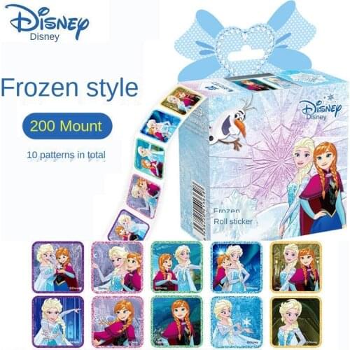 2021 Disney Frozen Sticker Children Cartoon Sticker Baby Princess Sticker Bonus Sticker Praise Sticker