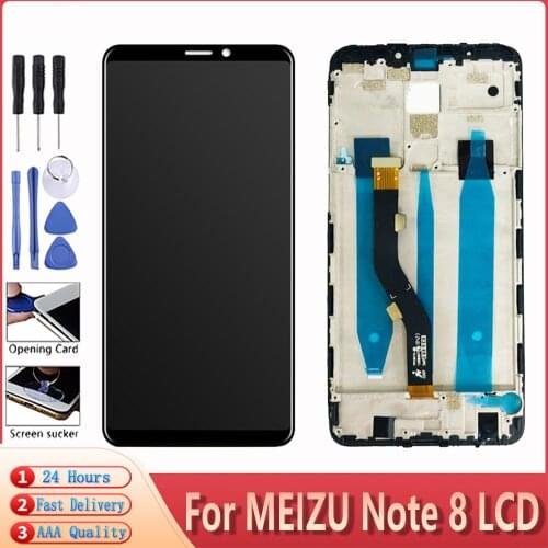 6.0 inch AAAA Quality For MEIZU Note 8 NOTE8 LCD Display Touch Screen Digitizer Assembly Replacement Free Tools